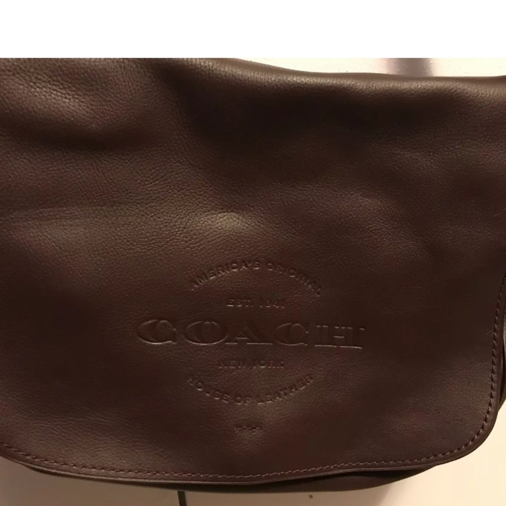 Coach Hudson messenger bag oxblood